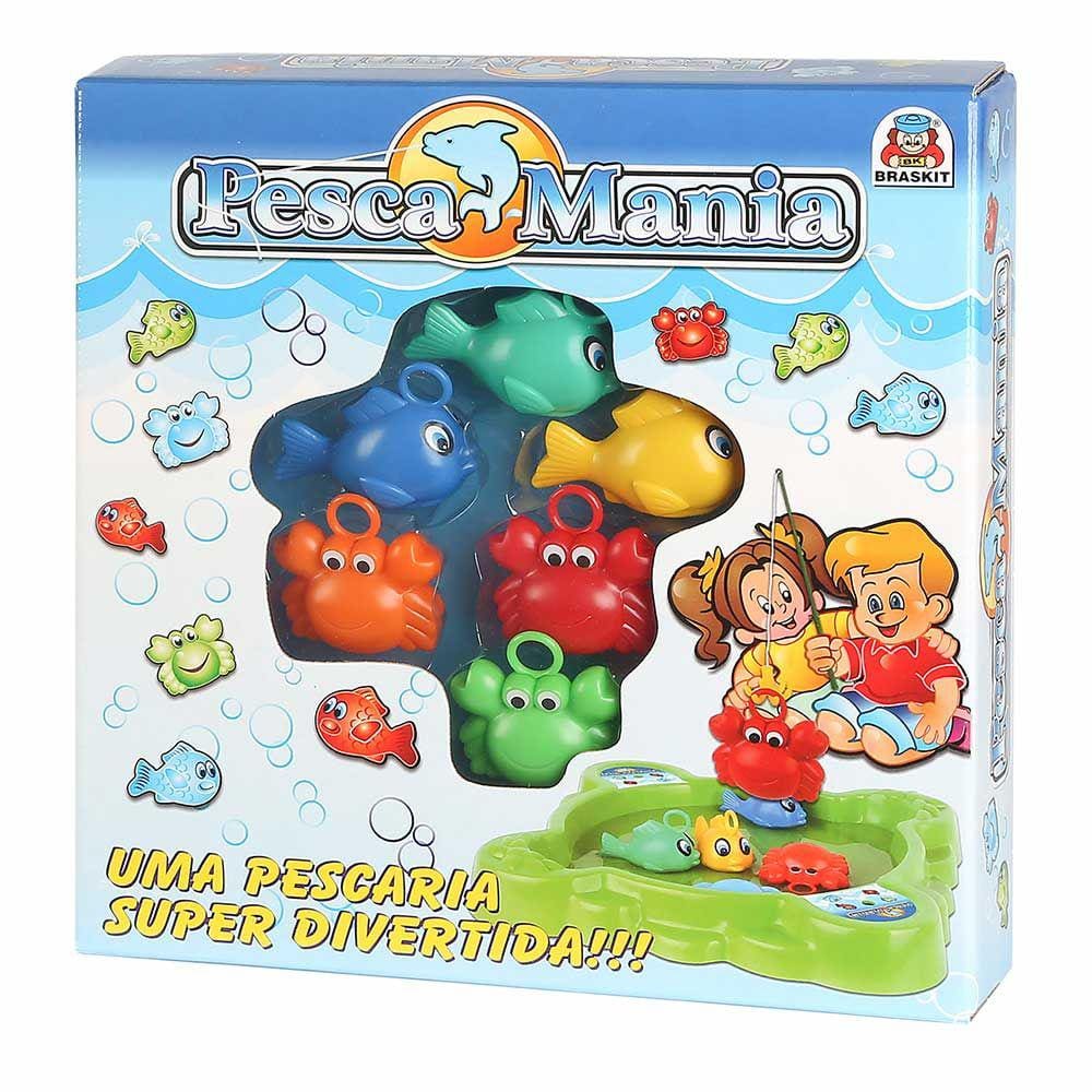 Jogo de Pesca Infantil - Pesca Mania - Braskit