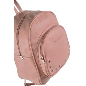 Mochila Feminina Casual Pequena Bolso Na Frente Sintético
