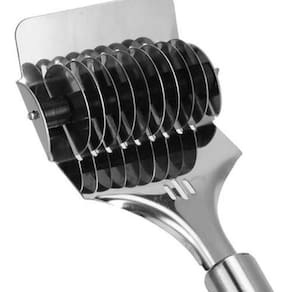 Fatiador De Macarrão Cortador Talharim Manual Aço Inox Corte