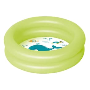 Piscina Banheira Inflável Infantil Bebe 28L Mor - Verde