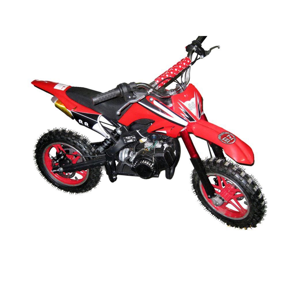 Mini Moto Infantil Gasolina 2 Tempos 49CC Cross Trilha Off Road Importway  WVDB-006 Dirt - AZUL