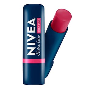 Protetor Labial Nivea 2 Em 1 Hidra Color Rosa Pink 4,8g