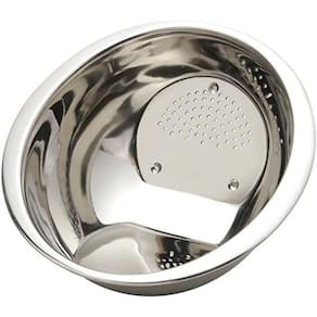 Escorredor De Arroz De Aço Inox Prime Lyor Prata