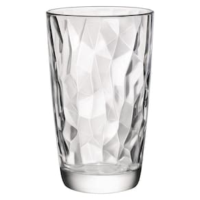 BORMIOLI ROCCO DIAMOND COPO LONG DRINK 14x9x9cm 470ml VIDRO TRANSP 6PÇ