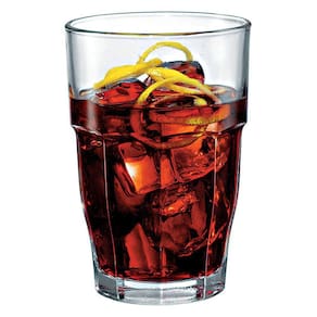 BORMIOLI ROCCO ROCK BAR COPO LONG DRINK 12x8x8cm 370ml VIDRO TEMPERADO TRANSP 6PÇ