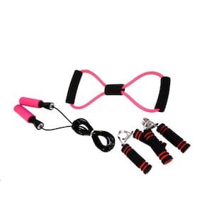 Kit Treino Yoga Pilates Fisioterapia Extensora Corda De Pula