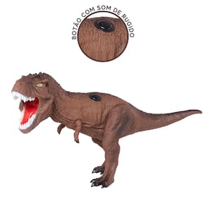 Dinossauro T-rex Ataque Surpresa Com Som Jogo Crianças - Zoop Toys