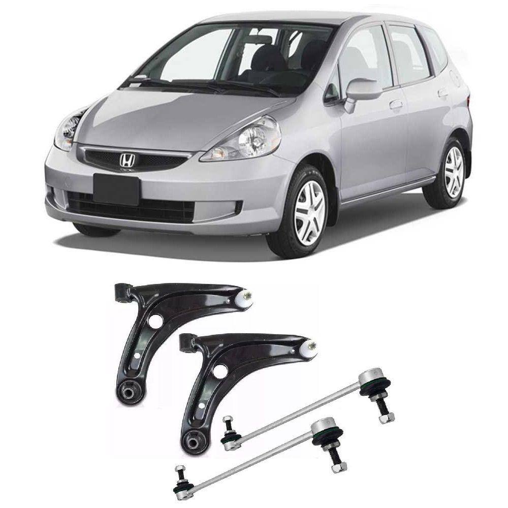 Bandeja + Bieleta Honda Fit Dianteiro 2003 Até 2008 O Par