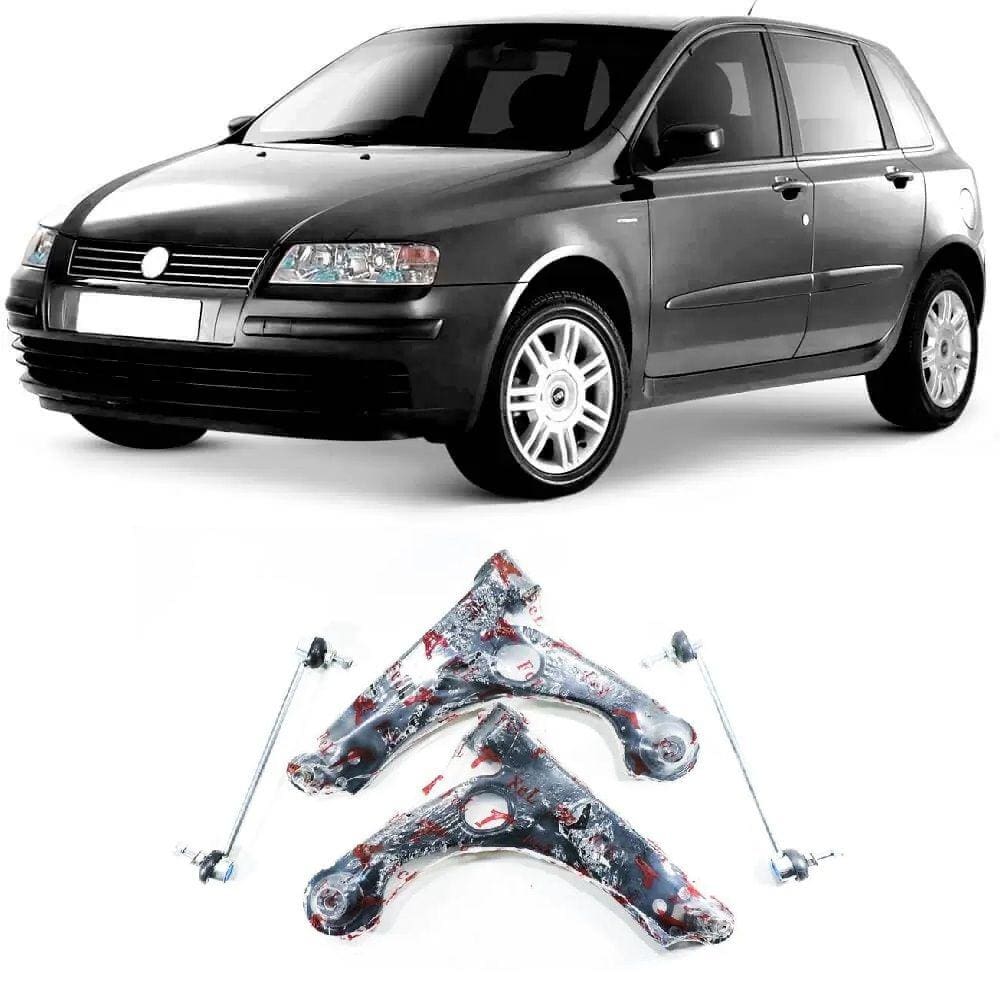 Bandeja + Bieleta Fiat Stilo Dianteiro 2002 Até 2012 O Par