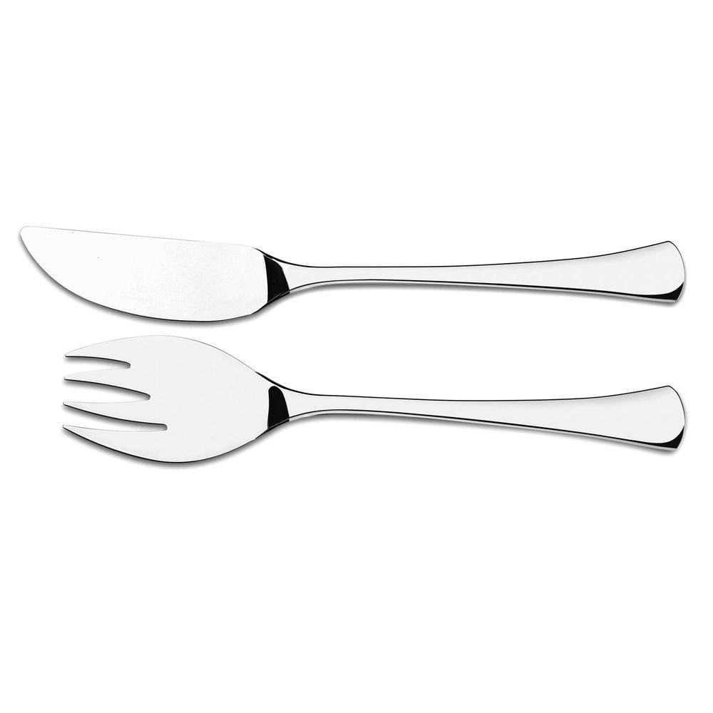 Talheres Trinchantes para Peixe Oriente Brilho Tramontina em Aço Inox Tramontina