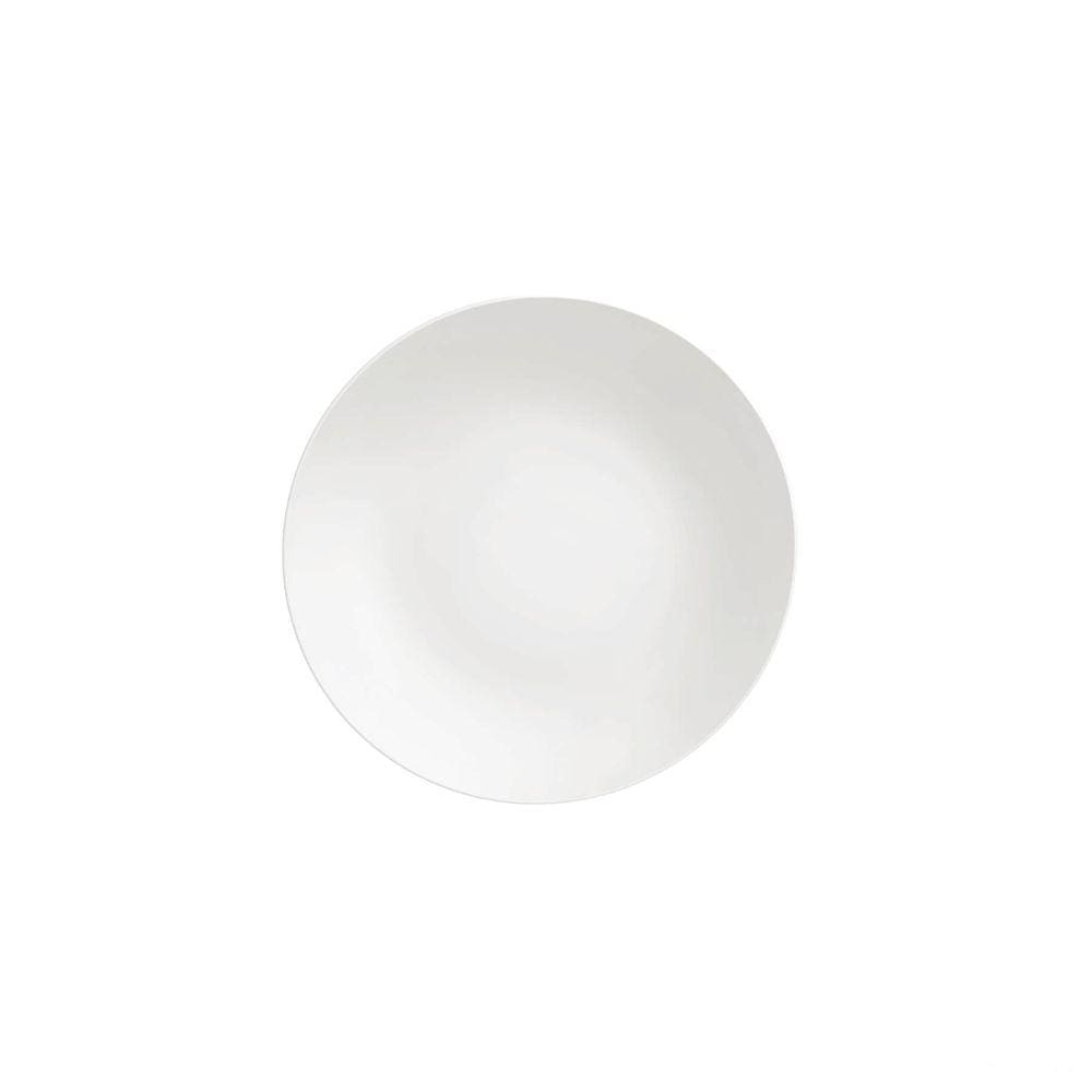 Prato Raso Tramontina Jacqueline em Porcelana Branca 25 cm Tramontina