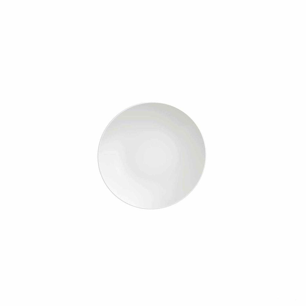 Prato Sobremesa Tramontina Jacqueline em Porcelana Branca 19 cm Tramontina