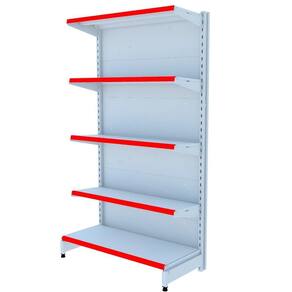 Gondola Parede 196 Amapa Flex 60 Inicial Branco Fx Vermelho