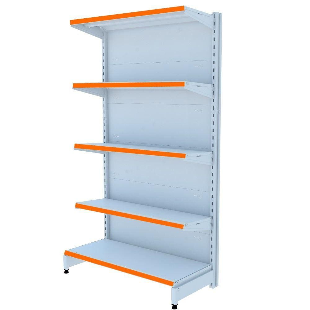 Gondola Parede 196 Amapa Flex 60 Inicial Branco Fx Laranja