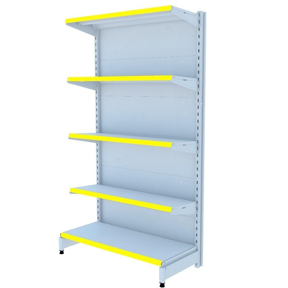 Gondola Parede 196 Amapa Flex 60 Inicial Branco Fx Amarelo