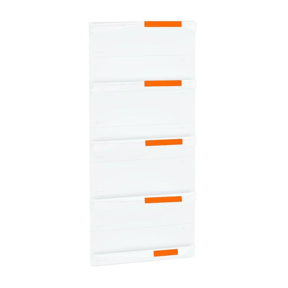 Kit 5 Bandejas Para Gondola Canto 196 Flex 60 Branco Fx Lara