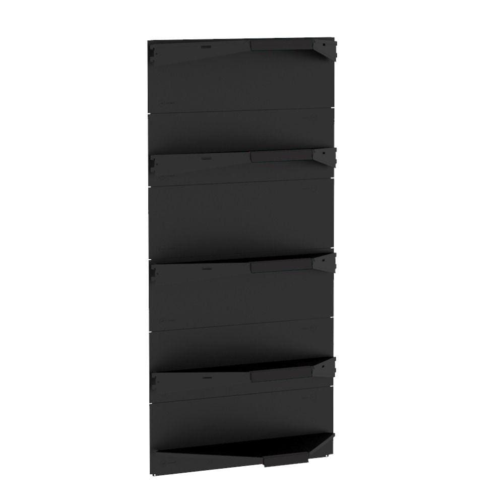Kit 5 Bandejas Para Gondola Canto 196 Flex 60 Preto SPEtique