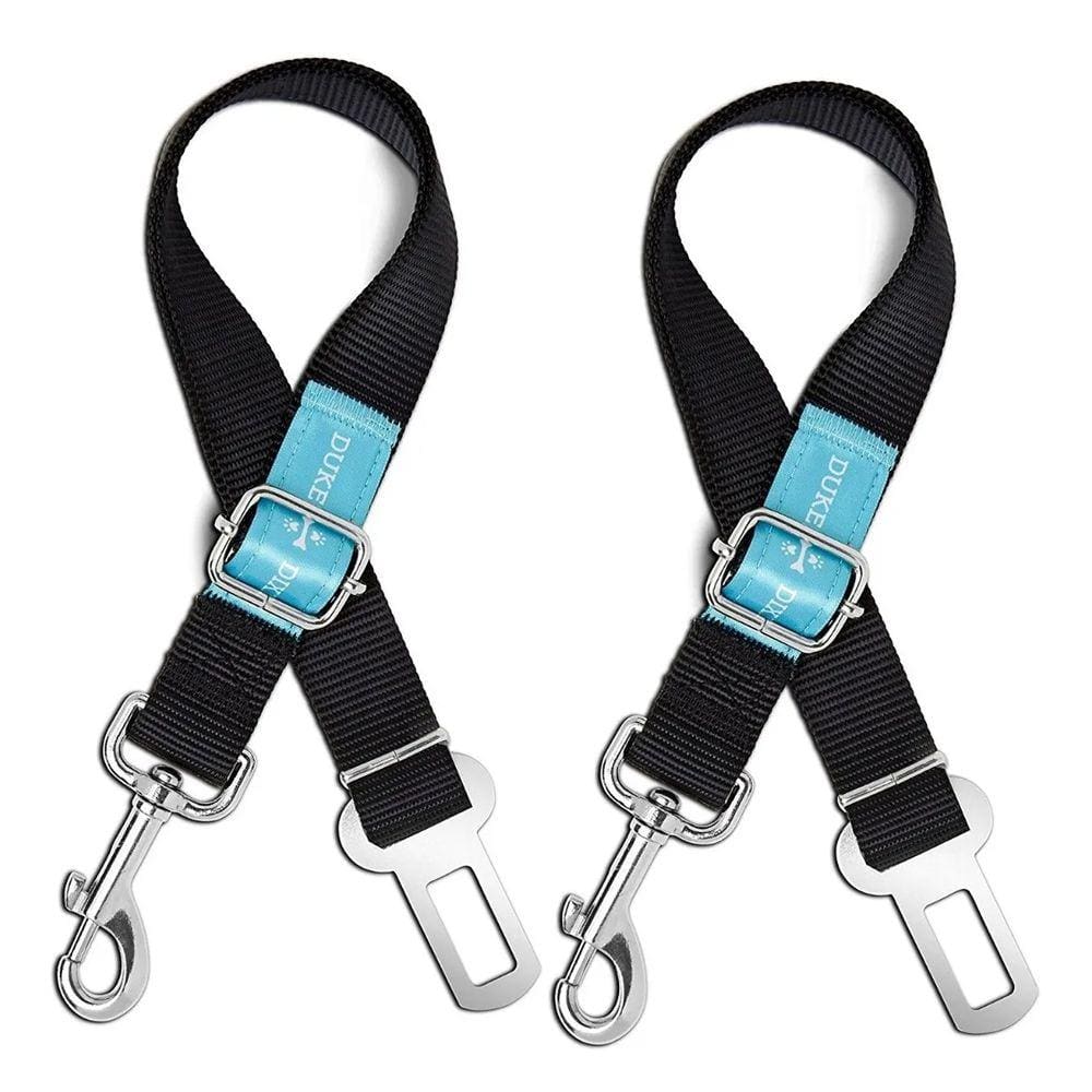Kit 2 Cinto de Segurança Pet Universal Ajustável Resistente Cães Gatos Duke & Dixie