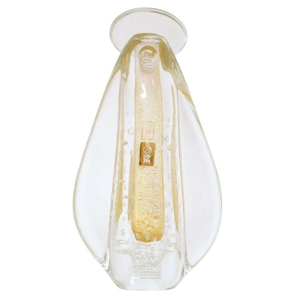 Enfeite Decorativo em Murano com Ouro 24k Imagem Santa Nossa Senhora