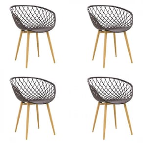 Conjunto 4 Cadeiras com Braços Clarice Rivatti Preto