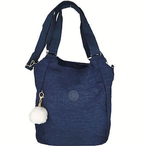 Bolsa Tactel Transversal E Ombro 9323 Marinho 30X16X36Cm