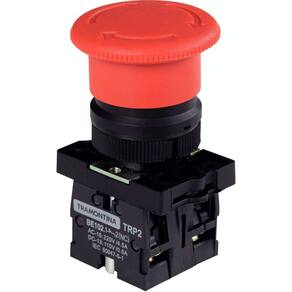 Botão de Emergência Tramontina TRP2-ES545 1NA+1NF Base de Plástico Tramontina
