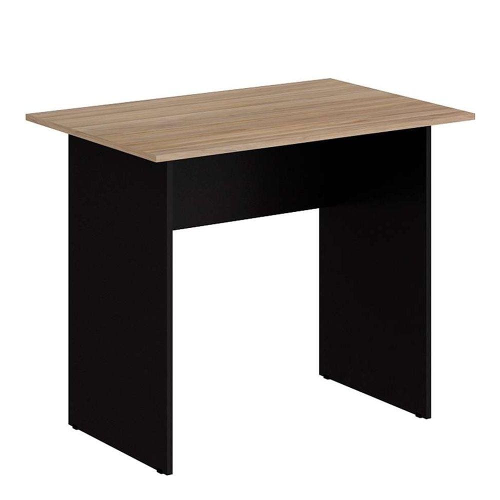 mesa de escritório new city i calvi e preta 90 cm