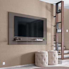 painel para tv até 60 polegadas safira cinza