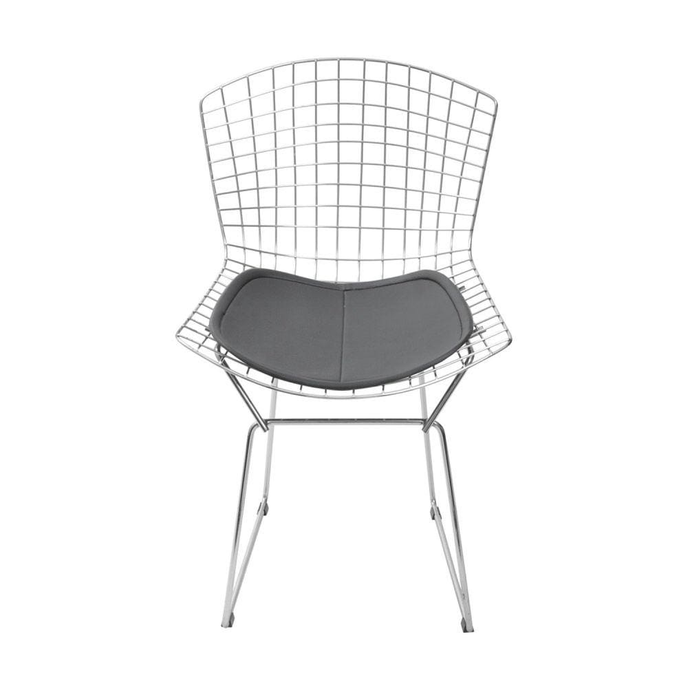 Cadeira Bertoia OR Design Preto/Cromado