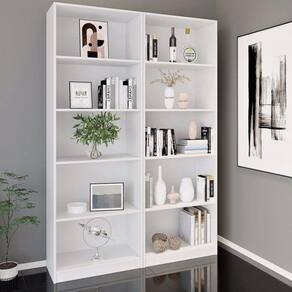 Conjunto Montreal com 2 Estantes Livreiro Multiuso Yescasa Branco