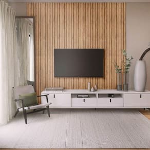 Painel Ripado 45/10mm Cedro 2,85x22,2cm Ruffino Cedro