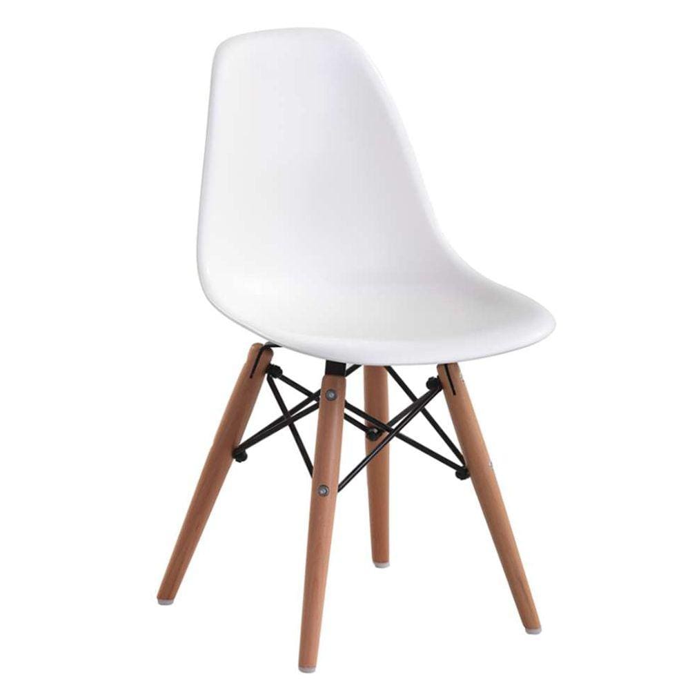 cadeira infantil eames branca