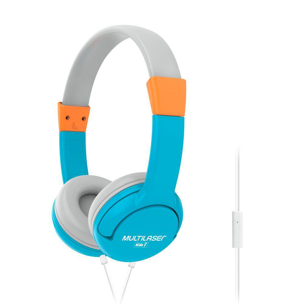 Fone de Ouvido Headphone Kids Happy Azul Multi Ph377