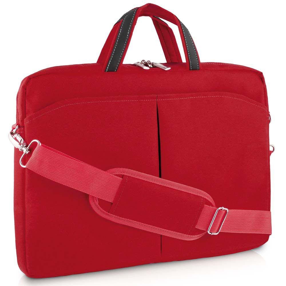 Bolsa para Notebook até 15 Polegadas Vermelha Multilaser - BO171