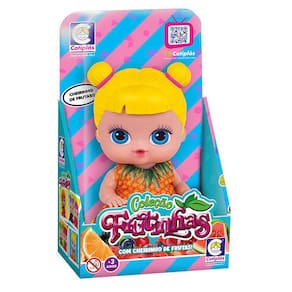 Boneca com Cheirinho - 18 cm - Frutinhas - Abacaxi - Cotiplás