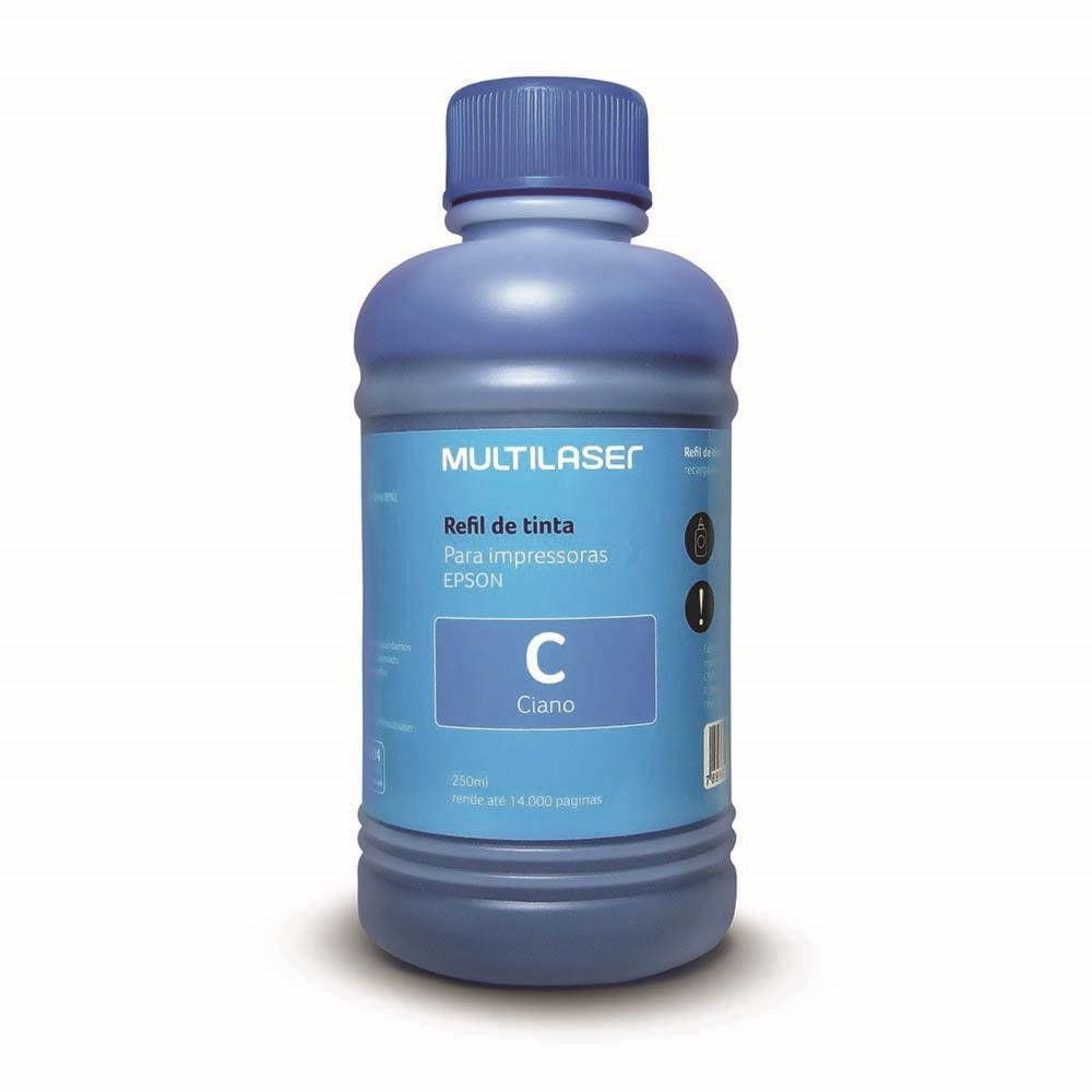 Refil De Tinta Para Impressoras Epson 250Ml Ciano - RF014