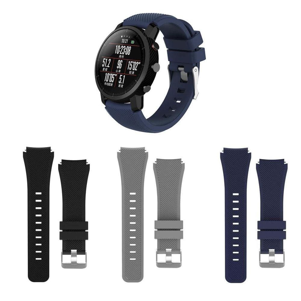 Kit 3 Pulseiras Para Stratos Ou Stratos 3 - 22Mm