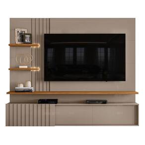 Painel Para Tv Até 55 Pol. Bancada Suspensa Atena Naturale - Madetec
