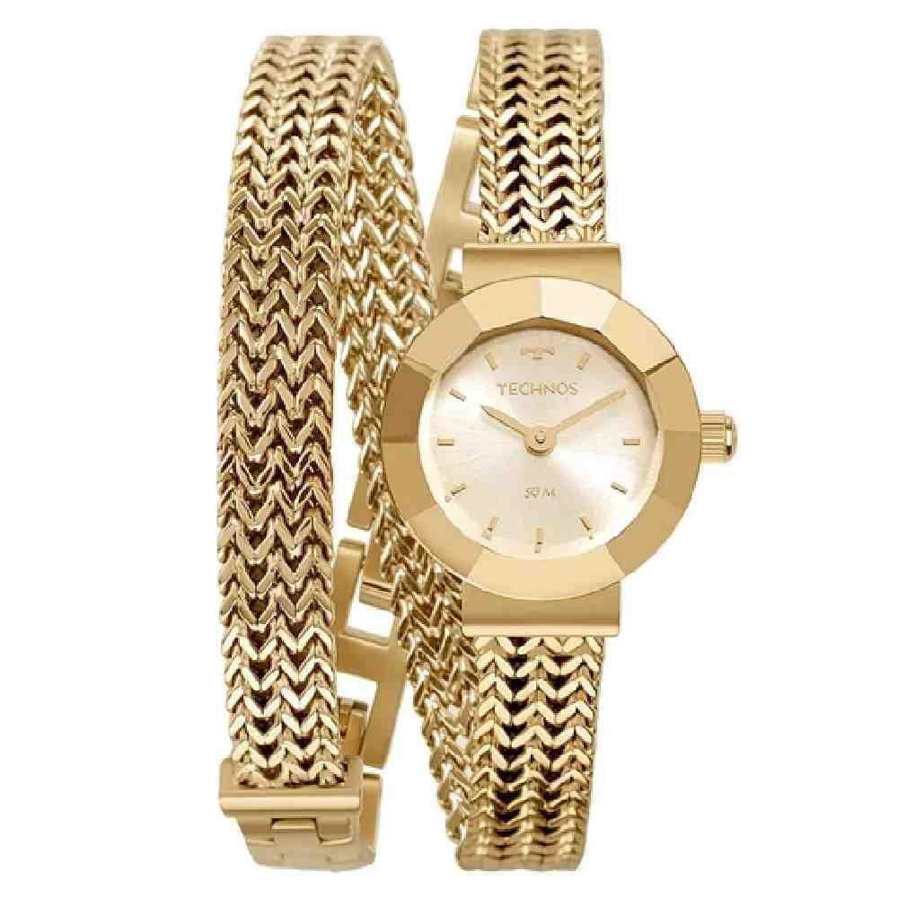 Relógio Feminino Technos 5Y20IP/4X Dourado