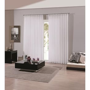 Cortina Inove Duplex Bellini para Trilho Suisso 5,40 x 3,00m Branco - Bella Janela
