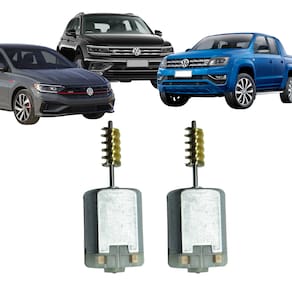 Par Motor Fechadura Trava Elétrica Amarok Jetta Tiguan