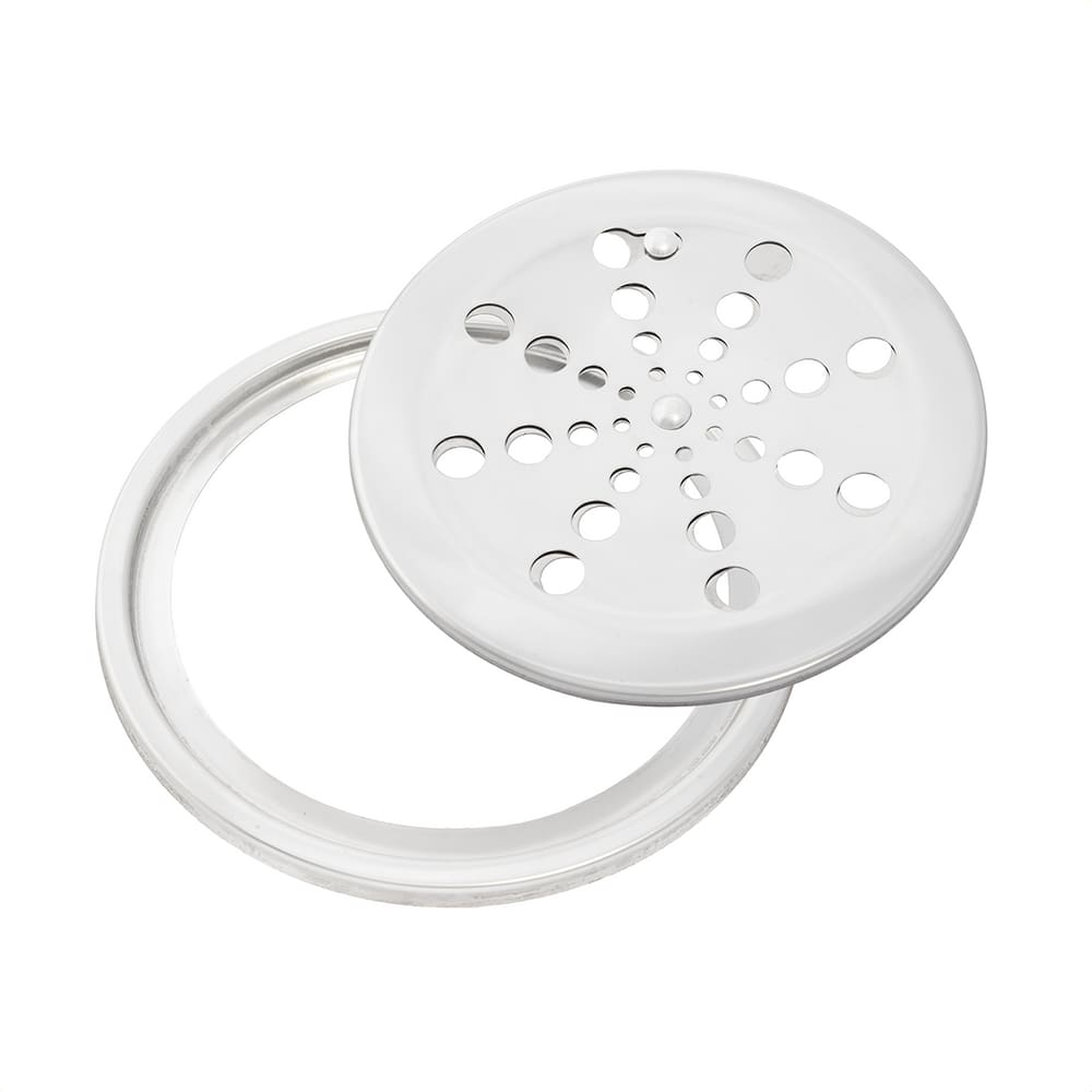 Grelha Abre Fecha E Porta Grelha Redondo 15cm Inox