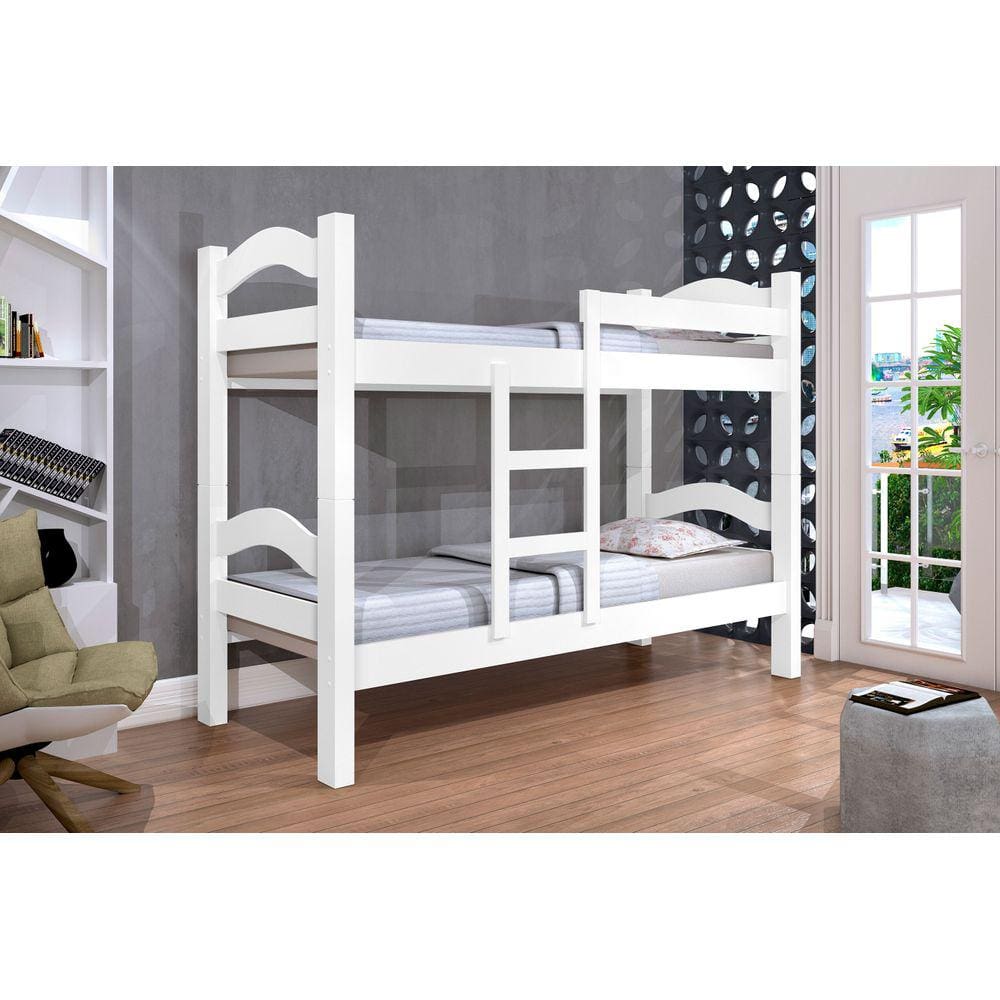Beliche Solteiro Absolut Plus Branco - Rede Móveis