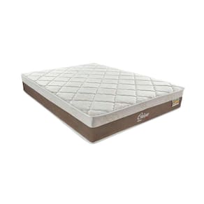 colchão casal orion molas ensacadas (28x138x188) branco e bege