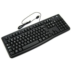 Teclado Usb Slim K120 Abnt2 Preto Logitech
