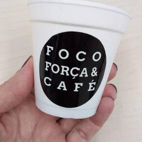 Copo Isopor Descartável 240ml Café e Chá Mod.01 - 50 unid.