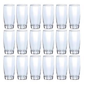 Copos de Vidro Jogo com 18 Florence 370ml Transparente Luxo