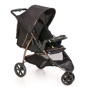 Carrinho De Bebê Cross Trail Preto Cobre (0-15kg) Galzerano