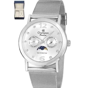 Relogio De Pulso Analogico Feminino Champion Ch38208y