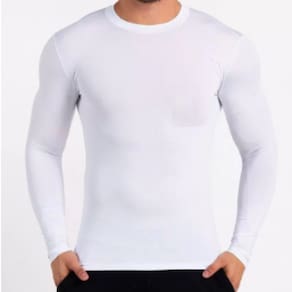 Camisa Térmica Segunda Pele Com Proteção Uv Manga Longa